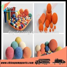 factory of sponge clean ball and other spare parts
